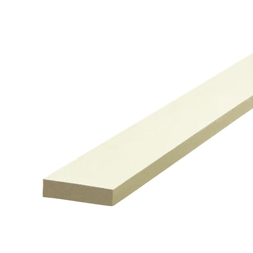 Sleek 90 x 30 H3 primed Dar for elegant trim and molding.