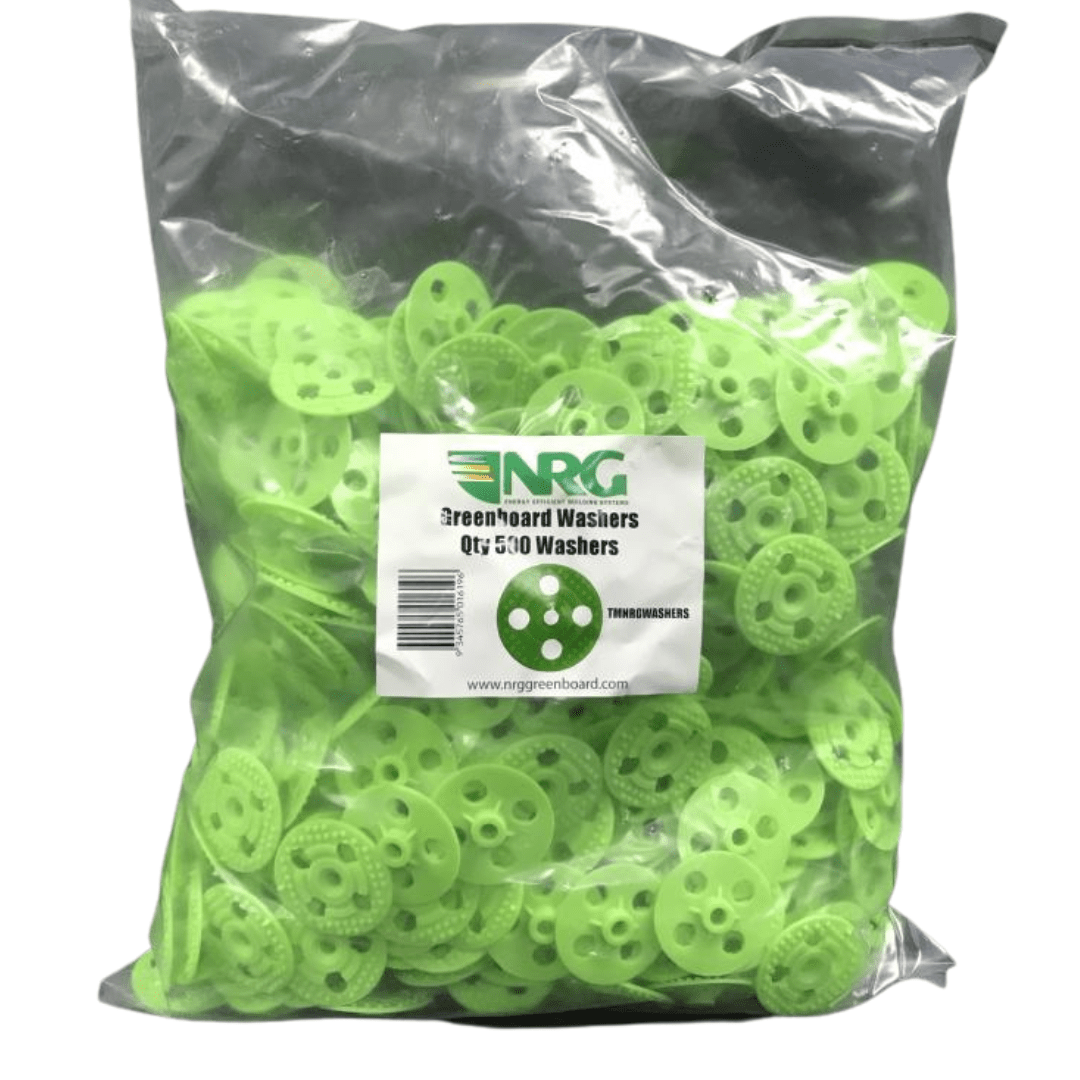 High-quality NRG washers, pack of 500, for secure installations.