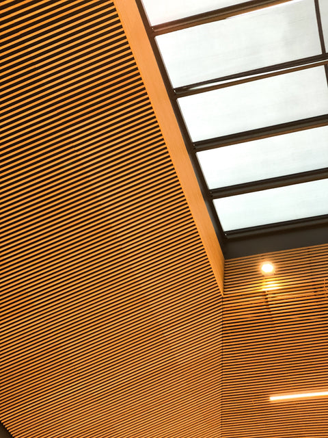 Interior Timber Cladding beneath a skylight, amplifies natural light and infuses a cozy warmth to transform your space.