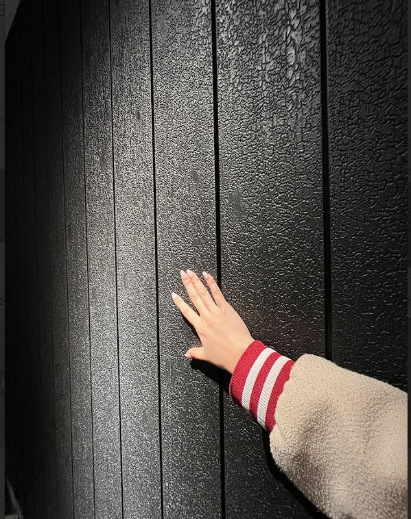 Emberwood timber cladding with charred wood finish for architectural wall and feature applications