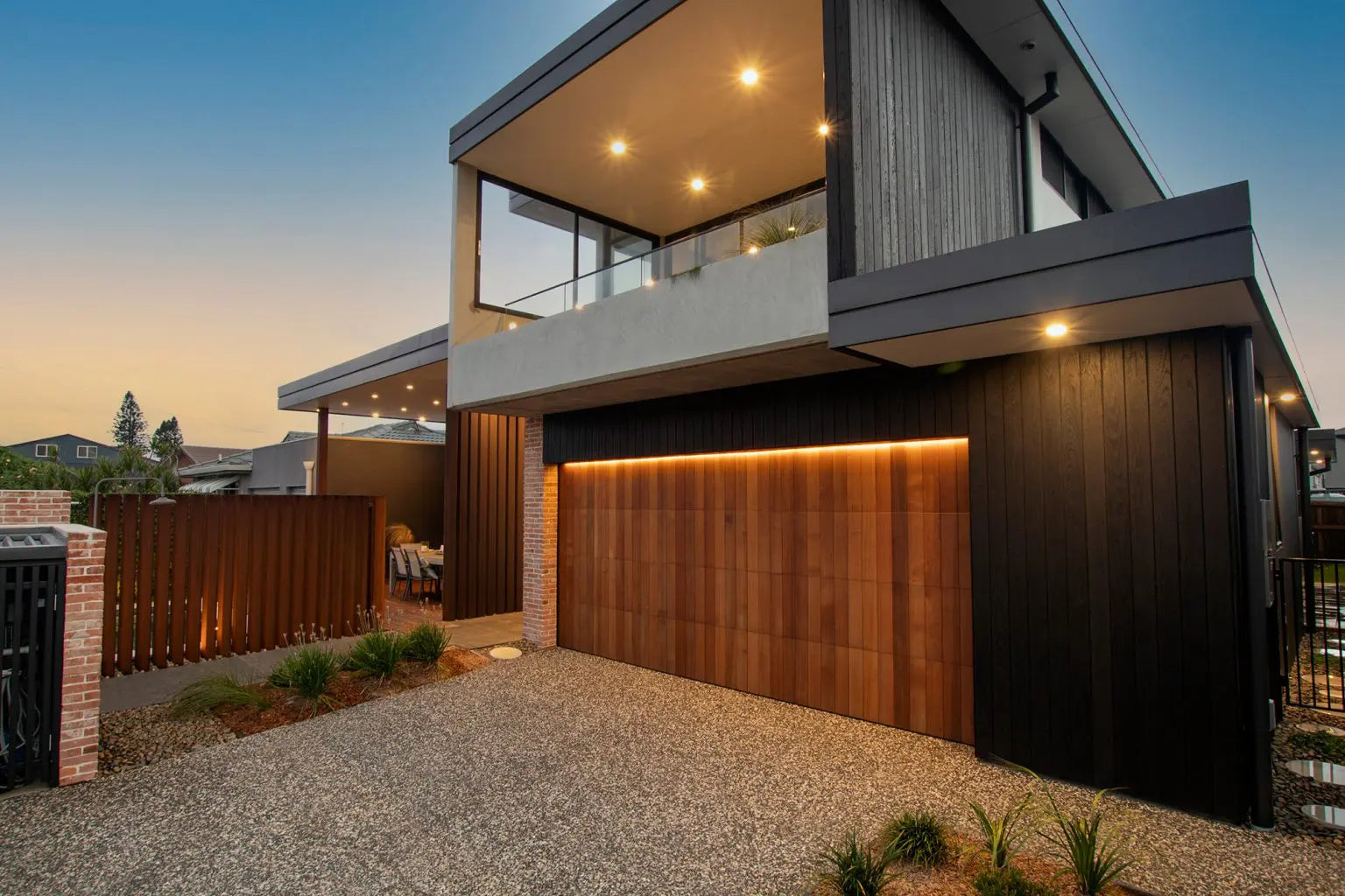 Emberwood timber cladding with charred wood finish for architectural wall and feature applications