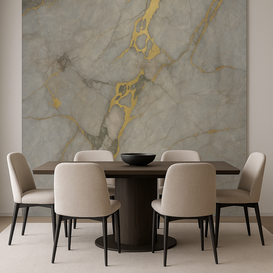 Lumea 3000x1220mm x 12mm acrylic marble panel with realistic stone veining – Alpha Timber Sydney