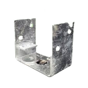 150mm post support with 2mm strip and 3mm base for solid anchoring.