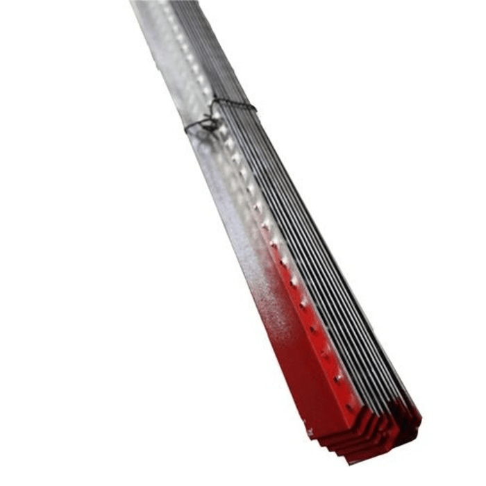 Sturdy angle brace for enhanced structural support in building and carpentry.