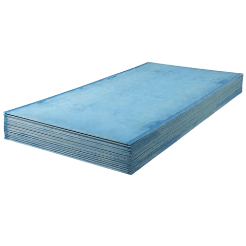 Durable Blue board fiber cement sheeting for exterior walls.