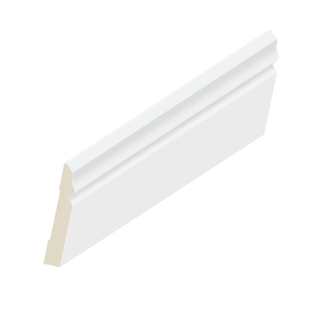 White primed colonial moulding 68x11x5.4m for elegant interior trims.