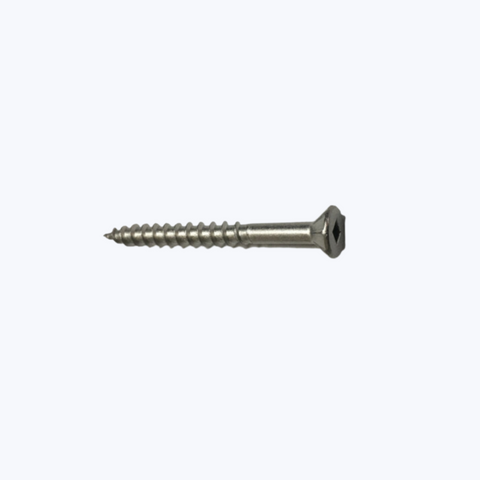 1000-pack 10gx50 galvanised decking screws for reliable deck fastening.DEVO-DECK sample box for previewing premium decking materials.
