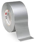 Silver grey duct tape 50mm by 30m, strong adhesive for repairs.