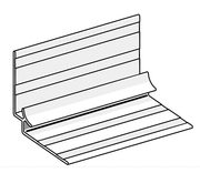 FineTex 9mm Alu Int Concave Corner 3.0m  Concave internal corner for seamless FineTex transitions.