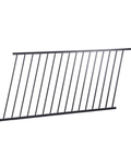 Adjustable Fortress stair panel, 825mm black, 1.83m length.