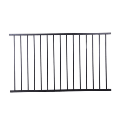 Fortress panel, 1016mm black, 1.76m for stylish fencing.