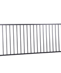 Fortress panel, 1016mm black, 2.37m for extended fence sections.