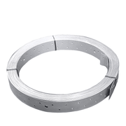 Durable hoop iron for reinforcing construction and securing timber structures.