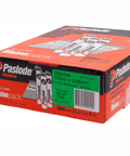 Paslode 75x3.06mm bright D-head nails, no-gas, 3000 pack for efficient nailing.