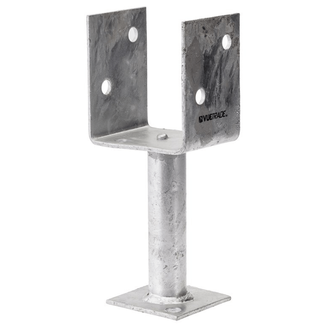 200mm leg 90mm post full support for stable and secure post installation.