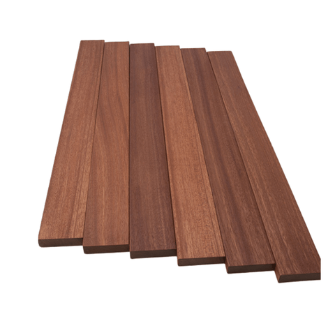 90x19mm Red Balau decking for durable and exotic outdoor floors.
