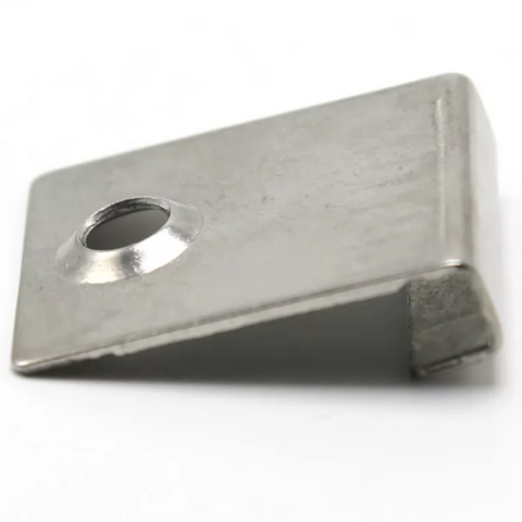 DEVO-DECK stainless steel starter clips for durable deck board anchoring.